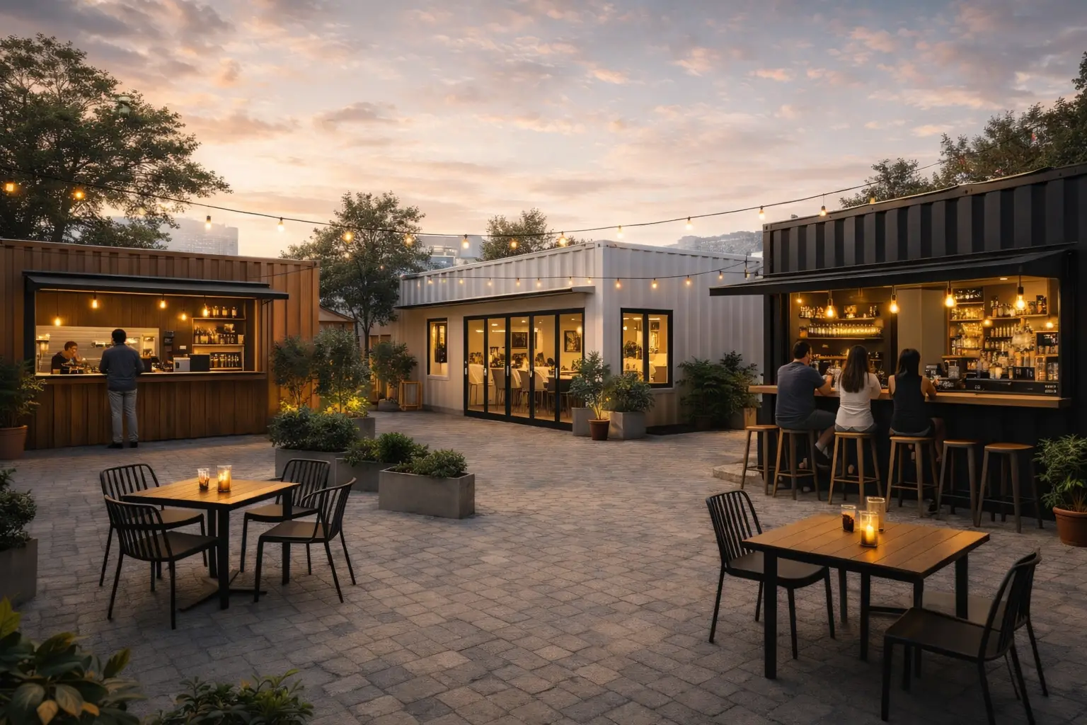 Locales y espacios comerciales modulares en Colombia para venta y atención al público